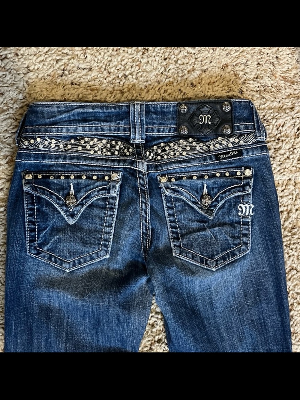 Miss Me Women’s Jeans Size 27 Sequin Bedazzle Bootcut